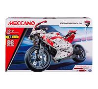 MECCANO - Ducati Desmosedici GP S.T.E.A.M Building Kit with Coil-Spring Suspension, for Ages 10 and Up, Multicolor