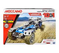 MECCANO Erector, 10 in 1 Rally Racer Model Vehicle Building Kit, for Ages 8 and up, STEM Construction Education Toy