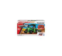 Meccano Junior, Front Loader Tractor with Moving Parts and Real Tools, Toy Model Building Kit, STEM Toys for Kids Aged 5 and up