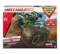 Meccano Junior, Official Monster Jam Grave Digger Monster Truck STEM Model Build