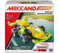 Meccano Junior, Race Car STEAM Model Building Kit, for Kids Aged 5 and Up