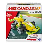 MECCANO Junior, Race Car STEAM Model Building Kit, for Kids Aged 5 and Up - Styles Vary