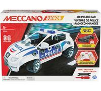 MECCANO Junior, RC Police Car with Working Boot and Real Tools, Toy Model Build