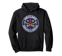 Meccano Model Car Service & Repair Retro Badge Pullover Hoodie