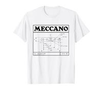 Meccano Models Five Hole Strip Technical Drawing Retro T-Shirt