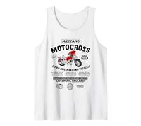 Meccano Motocross Motorcycle Pro Trials Retro Tank Top