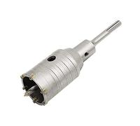 Meccion Carbide Hole Saw Drill Bit, Tungsten Tips Hollow Hole Cutter for Brick, Concrete, Cement Stone Wall (45mm)
