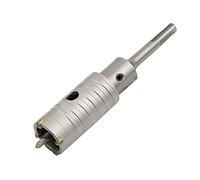 Meccion Carbide Hole Saw Drill Bit, Tungsten Tips Hollow Hole Cutter for Brick, Concrete, Cement Stone Wall (40mm)