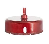Meccion Diamond Drill Bit Brazed Core Hole Saws, Performance Hollow Hole Cutter for Glass/Tile/Granite/Marble/Porcelain (110mm)