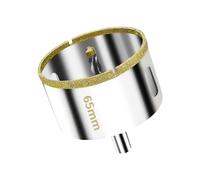 Meccion Diamond Hole Saw with Pilot Center Drill Bit 65mm Diamond Core Hole Cutter for Tile, Porcelain, Glass, Marble, Ceramic