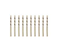 Meccion HSS Cobalt Jobber Drill Bit 10pcs 2.0mm Twist Drill Bit for Drilling Stainless Steel and Metal