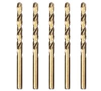 Meccion HSS Cobalt Jobber Drill Bit 5pcs 6.5mm Twist Drill Bit for Drilling Stainless Steel and Metal