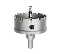 Meccion TCT Carbide Hole Saw Drill Bit, Heavy Duty Industrial Grade Hole Cutter for Stainless Steel, Metal, Alloy, Cast Iron, Copper (75mm)