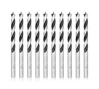 Meccion Wood Drill Bits 6mm 10Pcs Brad Point Auger Drill Bit Professional Woodworking Lip and Spur Drill Bit for Wood