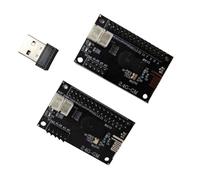 Mecerypt 2.4G Wireless 2 Players USB Zero Delay Joystick Encoder PCB Board for Diy Game Console Parts