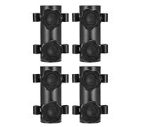 Mecerypt 4PCS Awning Rod Holder Tent Rod Holder Pole Fixer Camping Supplies Tent Accessories Equipment Support Rod Fixing Tube