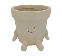 Mecerypt Funny Plant Pot Face Flower Pot for Indoor Outdoor Plants Cute Decorative B