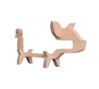 Mecerypt Wooden Wine Racks Animal Wine Bottle Holder,Wooden Wine Rack Wine Holder Ornament,Novelty Wine Racks Free Standing Easy to Use C
