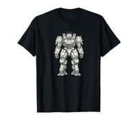 Mech Warrior Shirt Tech Robot Design Sci-Fi Robot T-Shirt