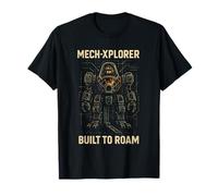 Mech-Xplorer-Built to Roam Design Sci-Fi Robot Suit T-Shirt