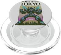 Mecha Robot Powering Up Boys Vintage Japanese Poster Tokyo PopSockets PopGrip for MagSafe