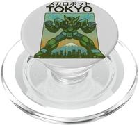 Mecha Robot Powering Up Boys Vintage Japanese Poster Tokyo PopSockets PopGrip for MagSafe