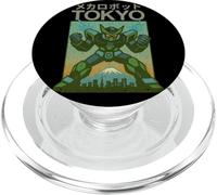 Mecha Robot Powering Up Boys Vintage Japanese Poster Tokyo PopSockets PopGrip for MagSafe