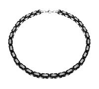Mechanic Byzantine Biker Jewellery Urban Double Link Flexible Double Link Flexible Heavy Chain Necklace for Men for Teenagers Black Gold Silver Two Tone Stainless Steel 20 24 30 Inch 8 mm, 30,