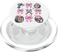 Mechanic Car Wheels Wrench Girl Coquette Bow Pink Mom PopSockets PopGrip for MagSafe
