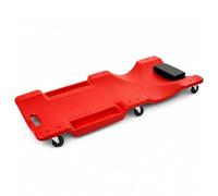 Mechanic Creeper 40 Inch Rolling Garage Creeper Board with Padded Headrest | ABS Plastic Low Profile Automotive Repair Creeper with 6 Swivel Wheels Tool Tray Ergonomic Design 350 Lbs Capacity
