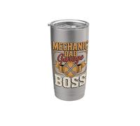 Mechanic Dad Garage Boss Wrench Father Stainless Steel Insulated Tumbler