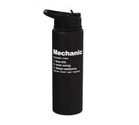 Mechanic Definition Stainless Steel Insulated Water Bottle