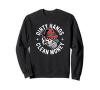 Mechanic Dirty Hands Clean Car Money Automotive Sweatshirt