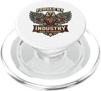 Mechanic Engineer Forged by Industry Eagle Design PopSockets PopGrip for MagSafe
