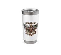 Mechanic Engineer Forged by Industry Eagle Design Stainless Steel Insulated Tumbler