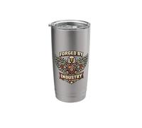 Mechanic Engineer Forged by Industry Eagle Design Stainless Steel Insulated Tumbler