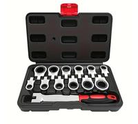 Mechanic Hand Tool Set 13-piece Set Shaking Head Replaceable Ratchet Wrench Set Steel Interchangeable Heads Car Repair Hand Tools