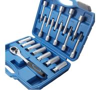 Mechanic Hand Tool Set 18pcs Steering Hub Suspension Shock Absorber Strut Nut Removal Tool Socket Kit Ratchet Sockets Set Hand Tools