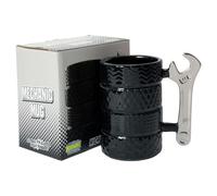Mechanic Mug - Spanner and Tyre Shaped Cup - Gift Boxed Present for Mechanic or Engineer