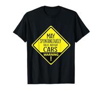 Mechanic Shirt Funny warning sign car lovers car guy men boy T-Shirt