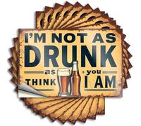 Mechanic Stickers I'm Not As Drunk As You Think Stickers Kawaii Car Stickers Funny Signs for Man Cave(8X12CM)