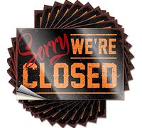 Mechanic Stickers Sorry We're Closed Funny Sticker 10 Pcs Inappropriate Stickers Funk Around and Find Out St(12X18CM)