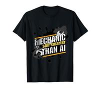 Mechanic Still Smarter Than AI Funny Work T-Shirt
