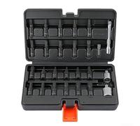 Mechanic Tool Set 26Pc Hex Bits For Auto Repair | for impact driver ready, torque transfer optimized, fits 1/4 3/8 1/2 inch drives, prevents stripping