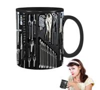Mechanic Toolbox Coffee Mug - Funny Cup for Mechanics, Creative Set, Ceramic With Handle, Large Cup for Engineers