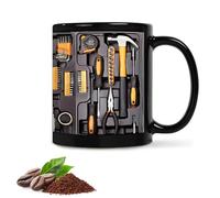 Mechanic Toolbox Mug, 11oz Funny Ceramic Toolbox Tea Mug, Realistic 3D Tool Case Engineer Coffee Cup, Creativity Funny - Mechanic Toolbox Set Pattern, Unique Gift, for Husband Dad (1Pcs)