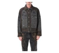 Mechanic Trucker Jacket - male - Who Decides War - Denim Jackets - Gray - S - Jackets S