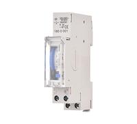 Mechanical 24 Hours Timer Switch AC 220-240V 15 Minutes Interval 96 Times ON/OFF Programmable Electrical Timer DIN Rail Installation Relay Switch
