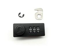 Mechanical 3 Digit Combination Lock - Dial Combination Cam Lock for Toolbox, Iron Cabinet (Black)