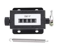 MECHANICAL 5 DIGIT 0 99999 PULL COUNT ROTARY KNOB RESETTABLE BLACK WITH SPRING FOR TEXTILES MACHINERY PRINTING